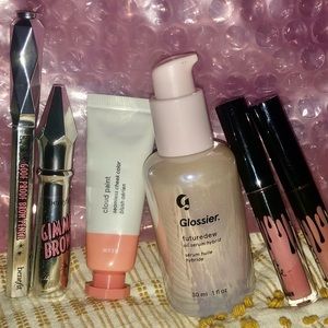 Benefit, Kylie, Glossier Makeup Bundle